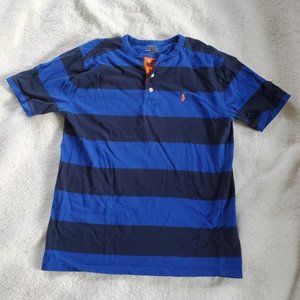 Polo Ralph Lauren Striped 1/4 Button Shirt, Sz XL